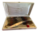 Coffret de 12 couteaux monneret – manches en corne véritable