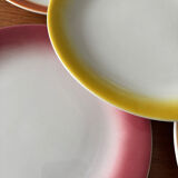 Set of 5 mismatched dessert plates Moulin des Loups – Plates