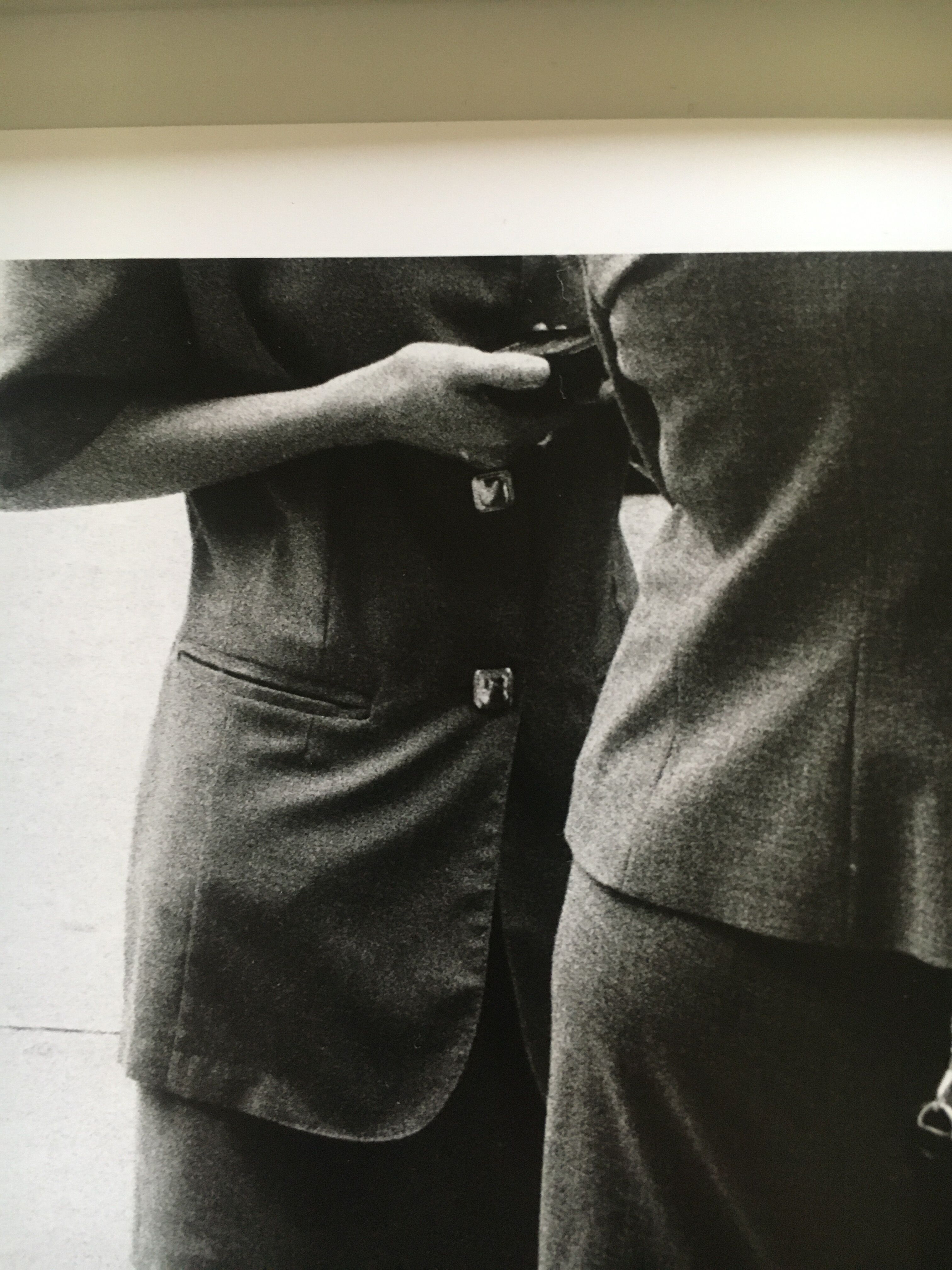 Fashion print 80s. women on the street