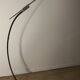Vintage arc floor lamp with a chrome metal balance, 1970.