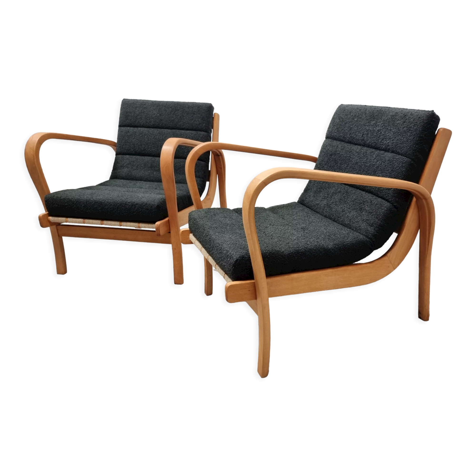 Pair of armchairs by K. Kozelka & A. Kropacek