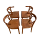 Lot 4 chaises