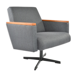 fauteuil pivotant gris
