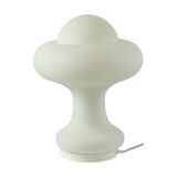 Lampe design champignon en verre dépoli mat Space Age Peill & Putzler