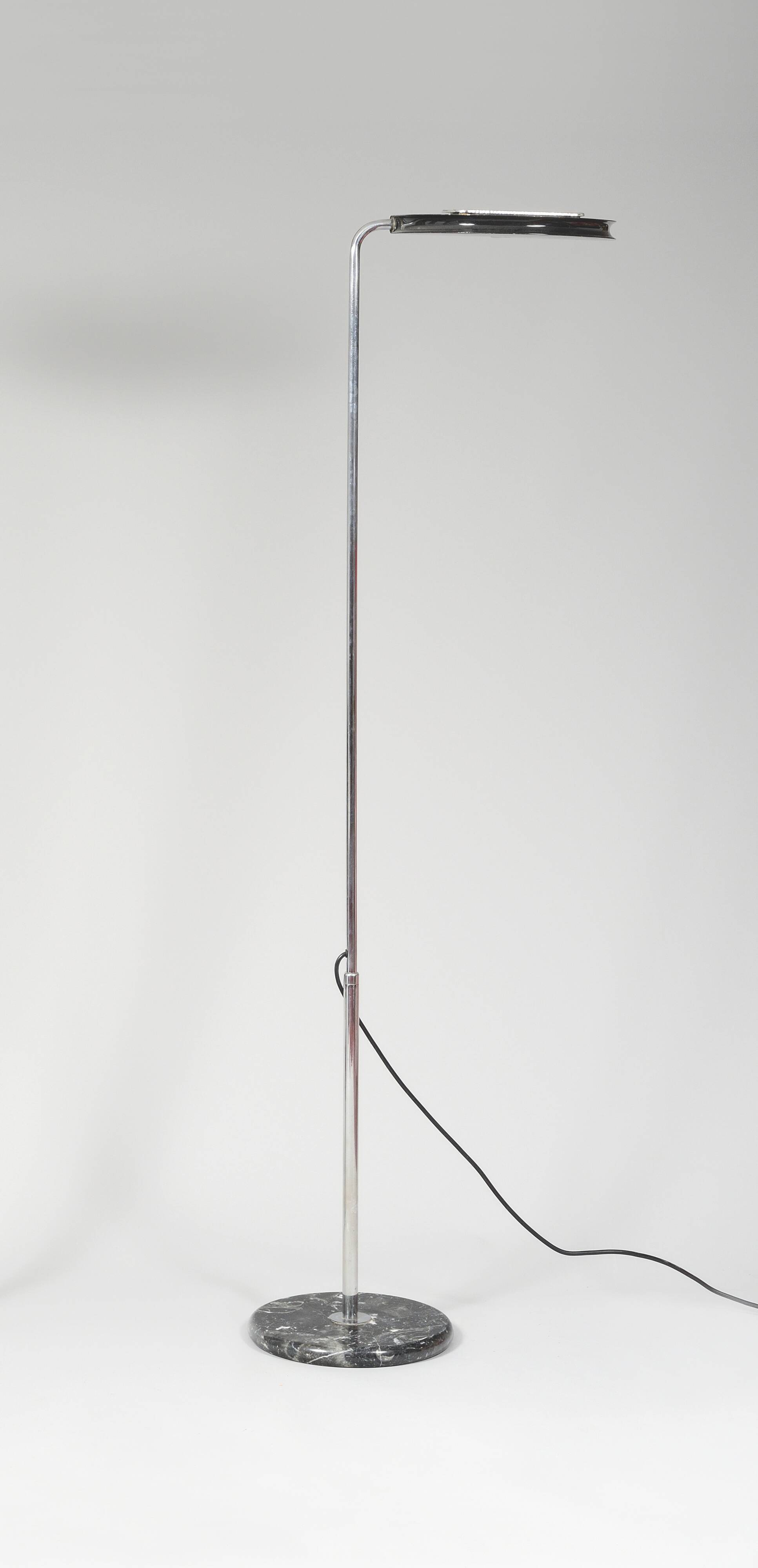 Floor lamp "Mezza Luna" by Bruno Gecchelin vintage 1970