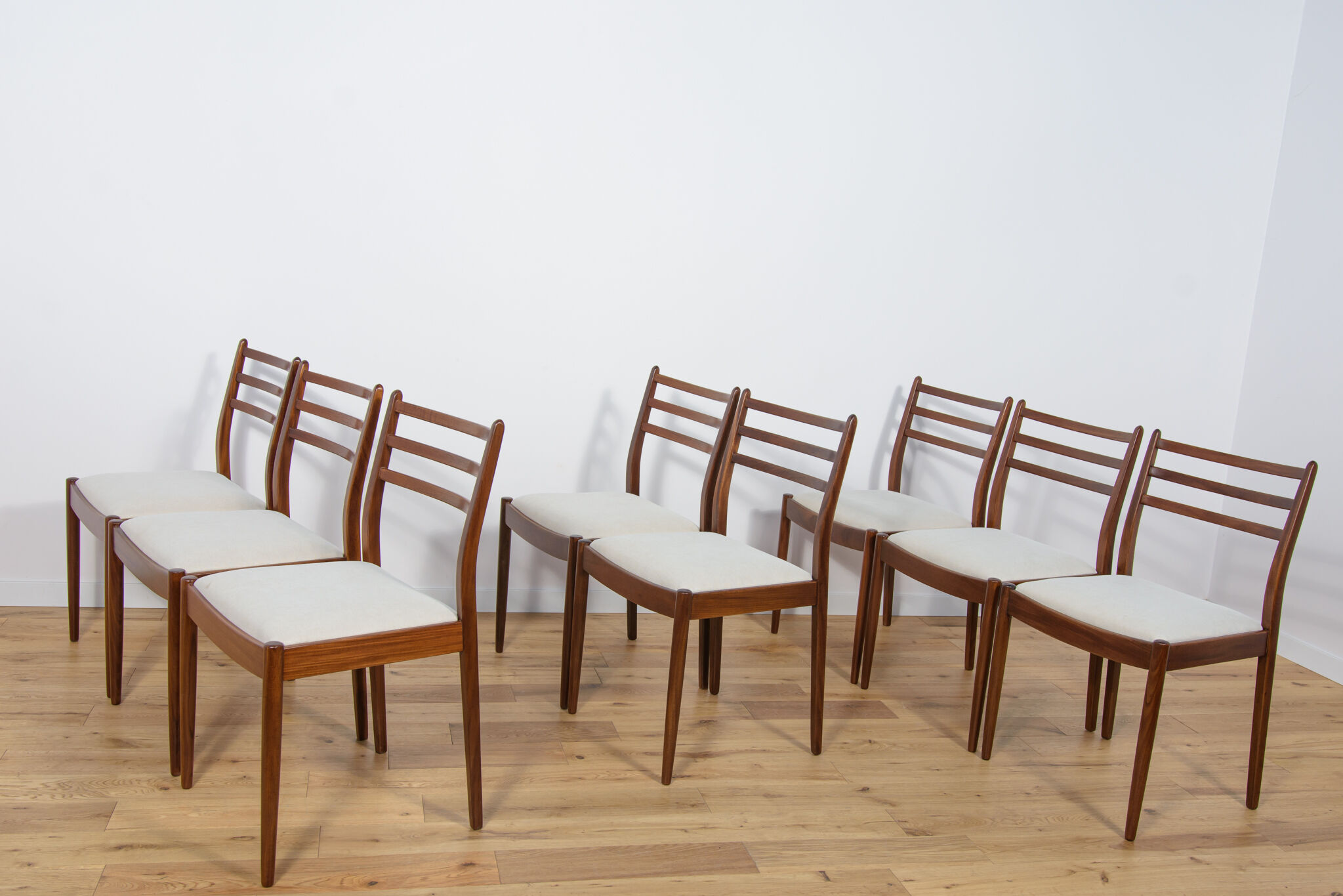 Mid-century teak dining chairs by Victor Wilkins for G-Plan, 1960s, set of 8