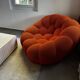Fauteuil bubble tissu techno 3D