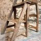 Antique French Oak Ladder Library Chair – Metamorphic Stepladder Chair