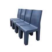 4 chaises du musée Richard Hutten, années 1990