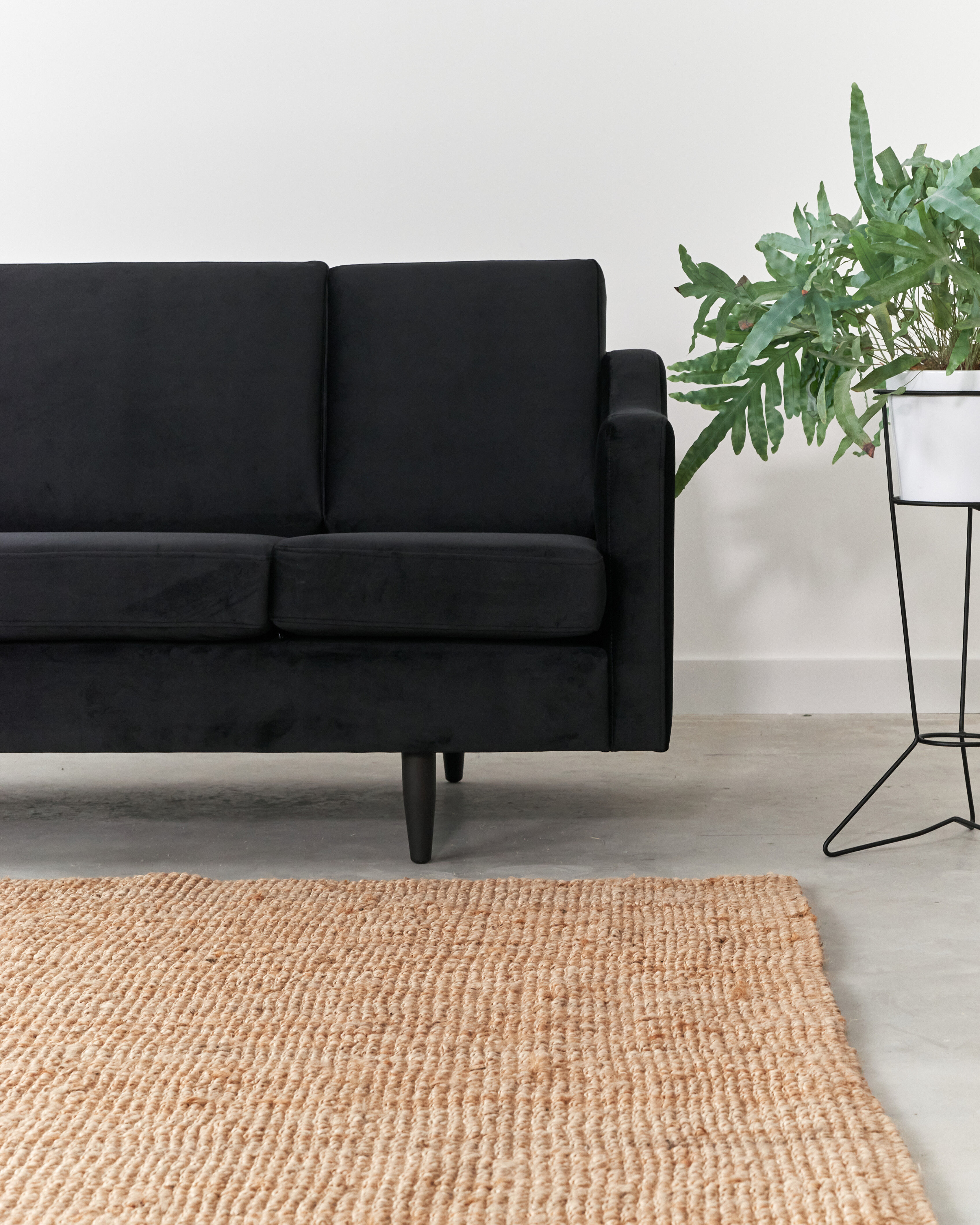 Bodo sofa black, scandinavian design