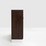 Brutalist geometrical seventies bar cabinet or high-board, Belgium