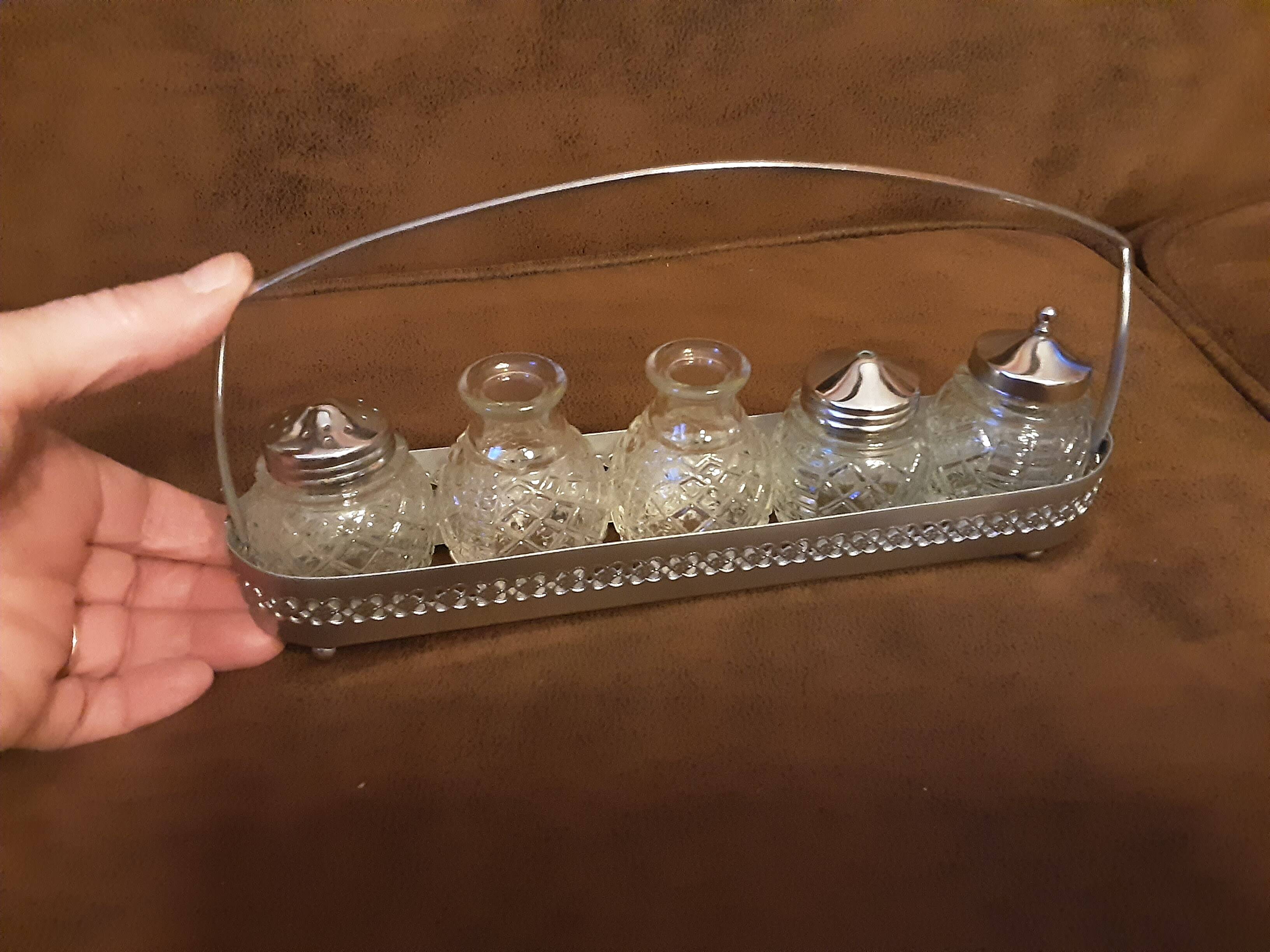 Vintage condiment set