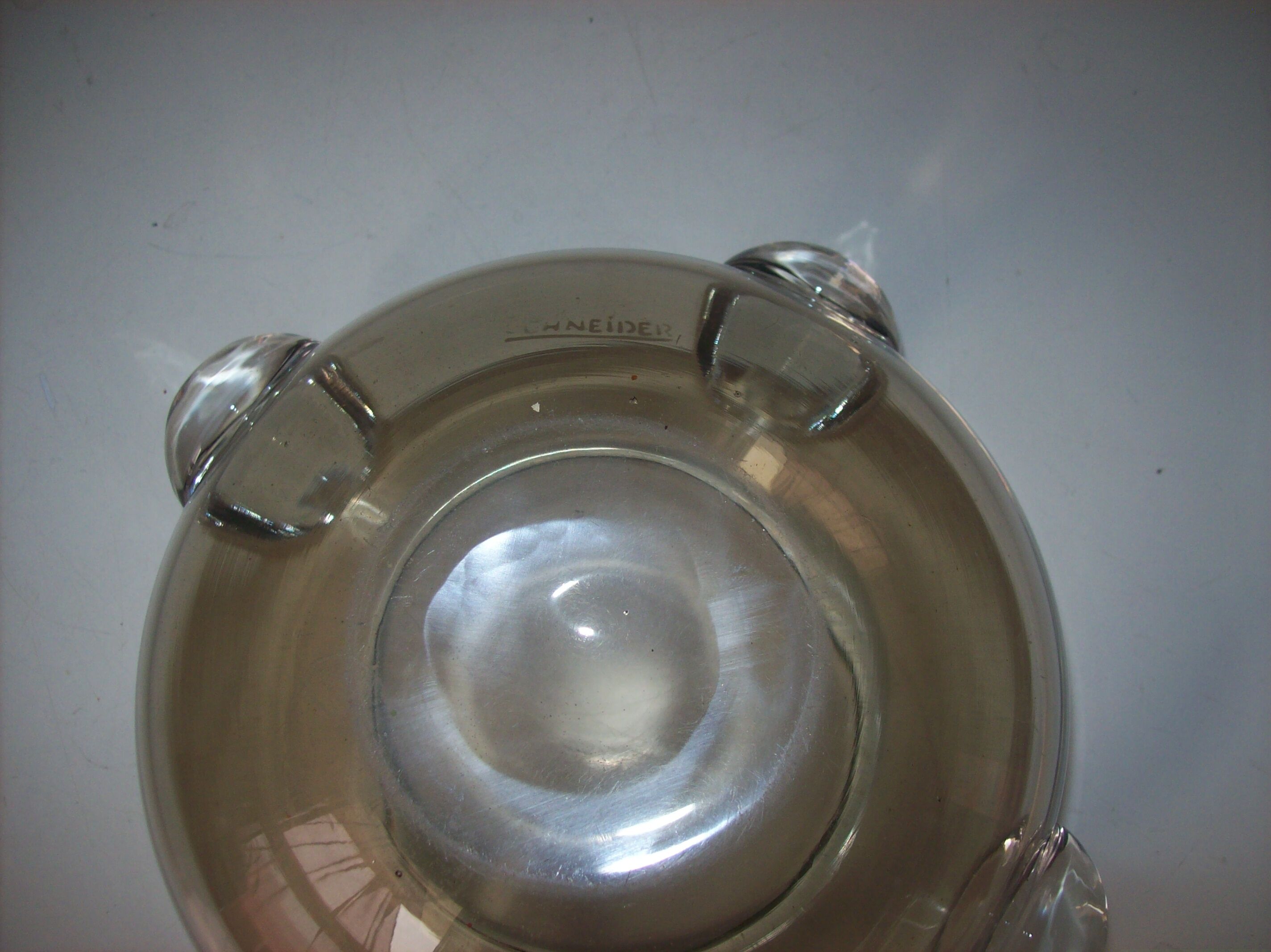 Schneider crystal vase