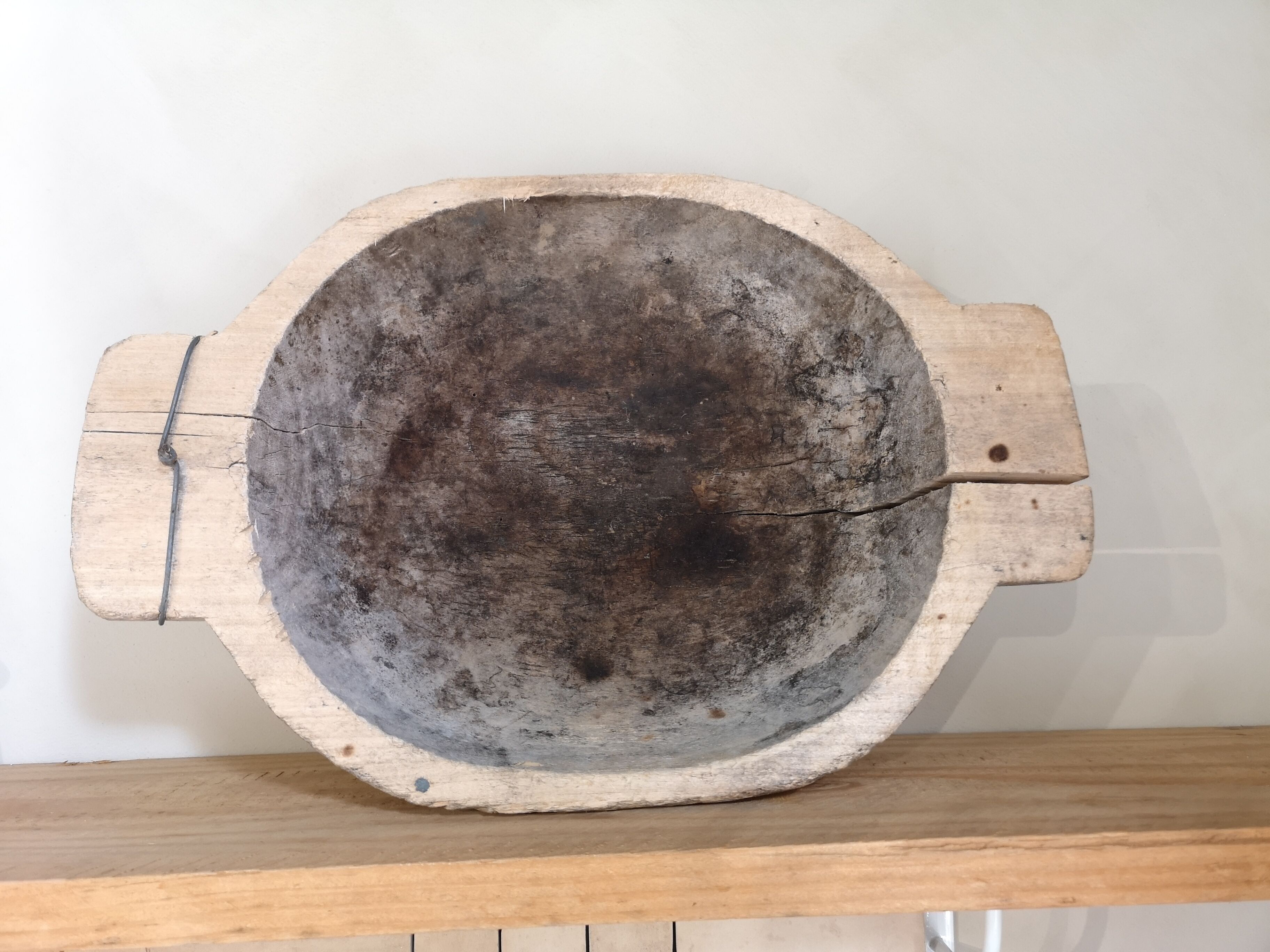 Antique wooden cutting