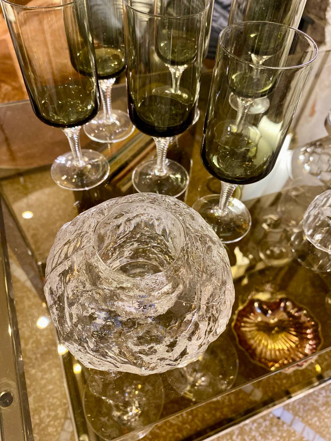 Snowball Candle Holder Ann Wärff for Kosta Boda, Sweden