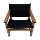 Mid-century desgn safari chair by Hyllinge Møbler Denmark , 1970’s