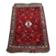 Good quality old oriental rug 100x73cm in red color
