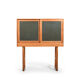 Danish oak and formica cabinet 1960s