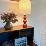 Lampe de table orange
