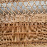Rattan shelf