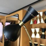 Diabolo floor lamp with counterweight