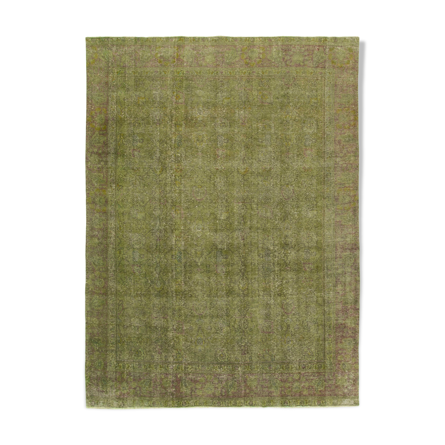 Tapis oriental surteint fait à la main 274 cm x 371 cm