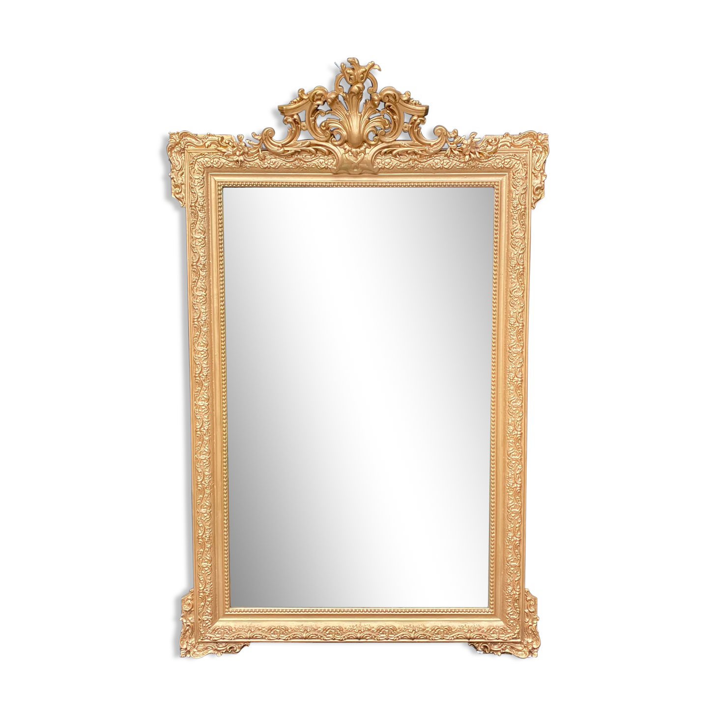 Golden mirror Louis XV 98x156cm