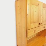 Charlotte Perriand Les Arcs vintage pine storage unit from the 60s 70s