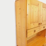 Charlotte Perriand Les Arcs vintage pine storage unit from the 60s 70s