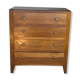 Chest of drawers 1950 foot compass light oak