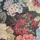Pouf en velours 1970