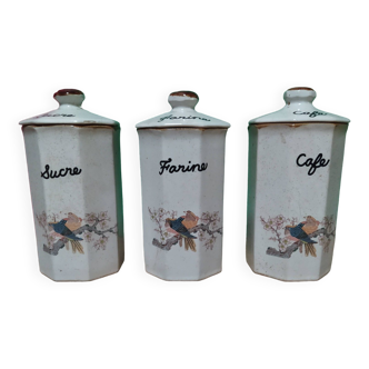 Lot de 3 pots