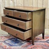 1930s English mahogany chest of drawers