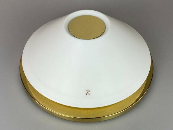 Plafonnier verre espace design 70s Peill & Putzler
