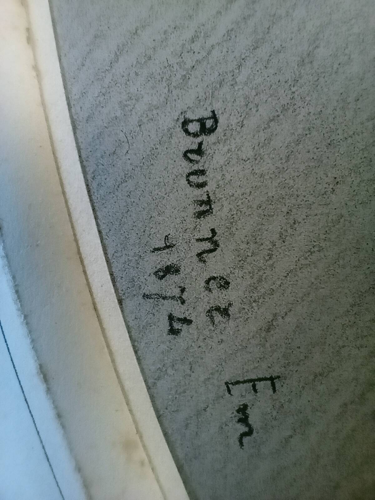 Magnificent portrait pencil drawing 19th century