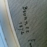 Magnificent portrait pencil drawing 19th century