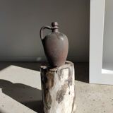 Side table in petrified wood