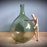 Demi-john 10L round light green sling neck