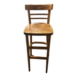 Solid beech high bar stool
