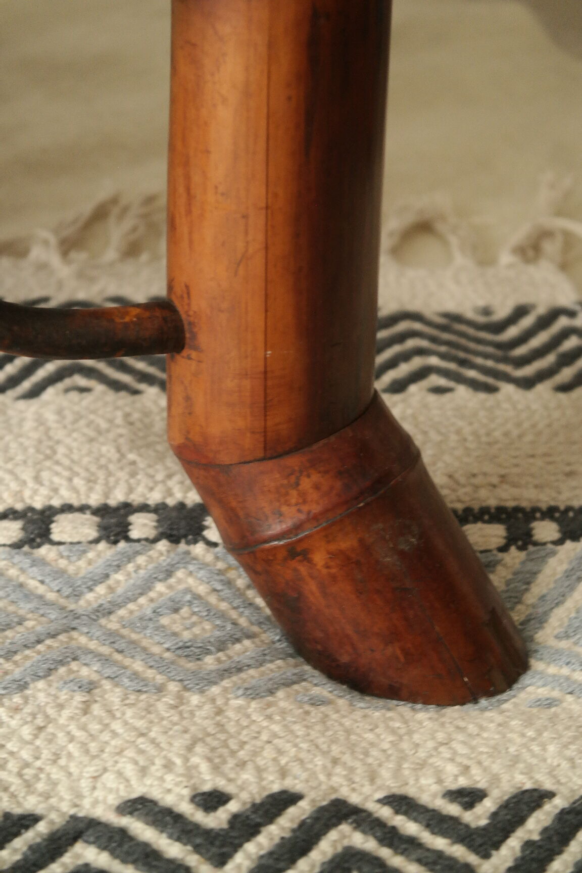 Old colonial style bamboo desk