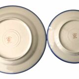 Set of 10 plates in stoneware from Poland