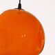 Suspension en opaline orange, 1970