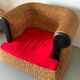 Fauteuil rotin et tressage végétal