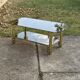 Vintage brass and glass coffee table, 1970s