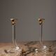 Paire de bougeoirs moderne Dorothy Thorpe
