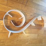 Metal snail shelf