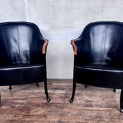 2 designer armchairs by Umberto Asnago for Giorgetti Italy