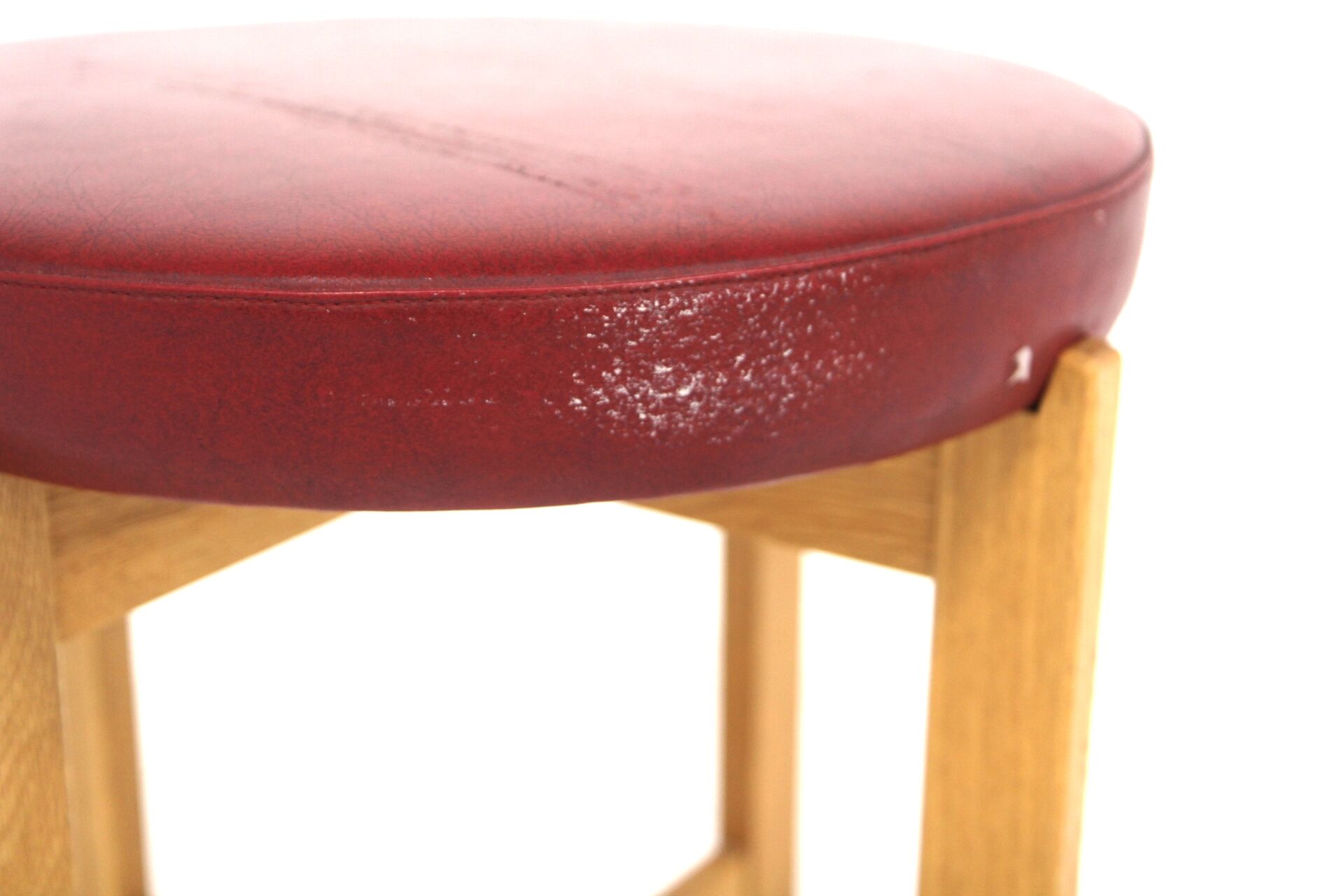 Scandinavian oak stool, Sweden, 1960