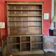 Pair of large oak bookshelves in louis-philippe style