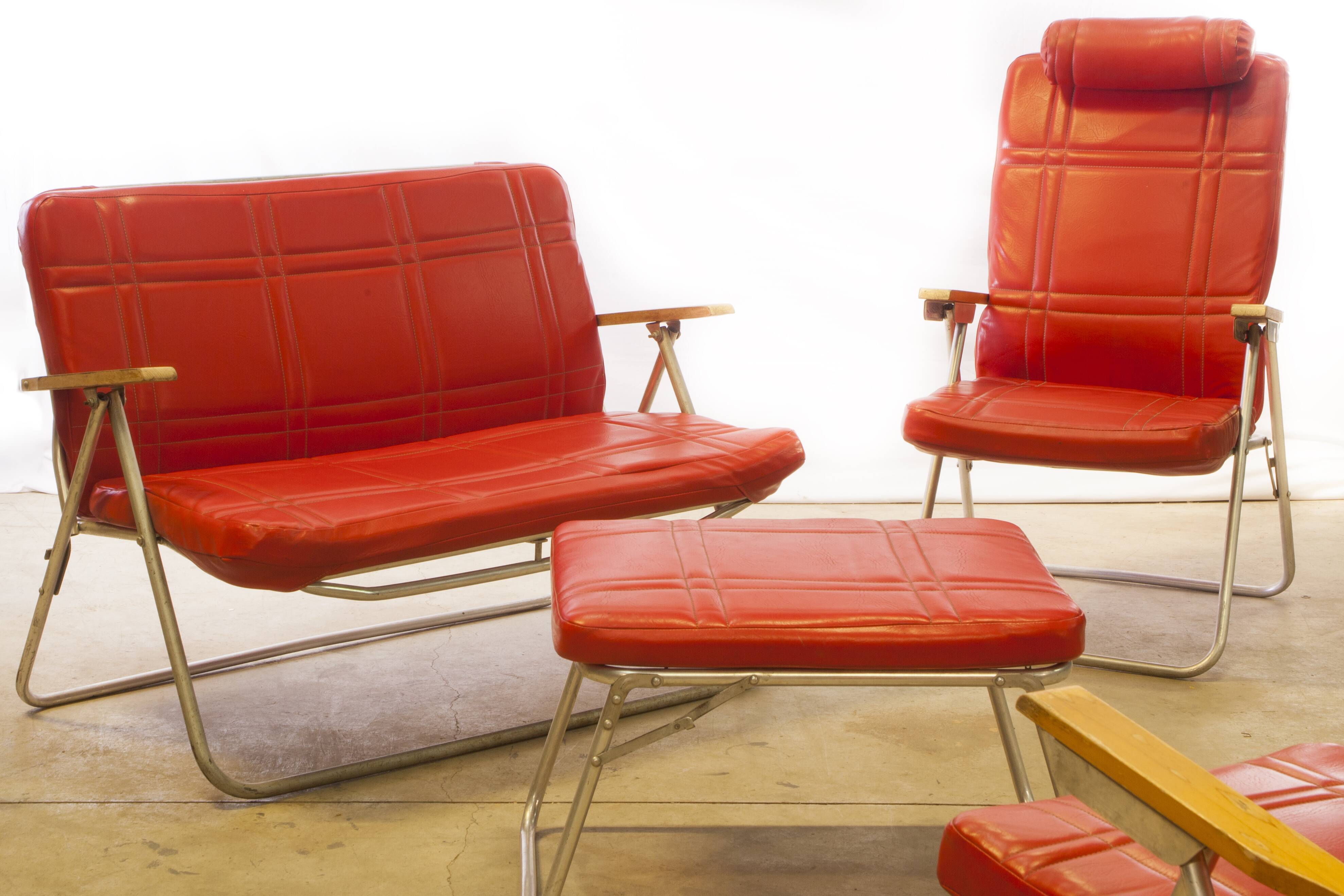 German folding outdoor lounge 1970